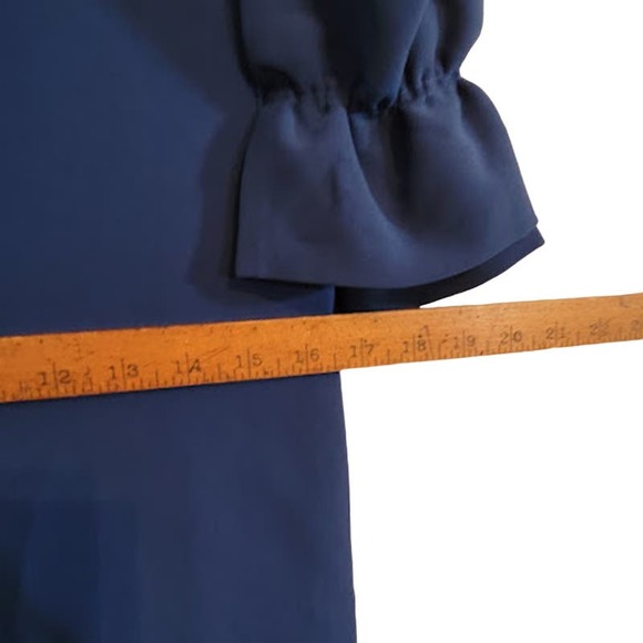 FRAY I.D. - Blue ruffle sleeve dress - size 1 - Picture 7 of 9